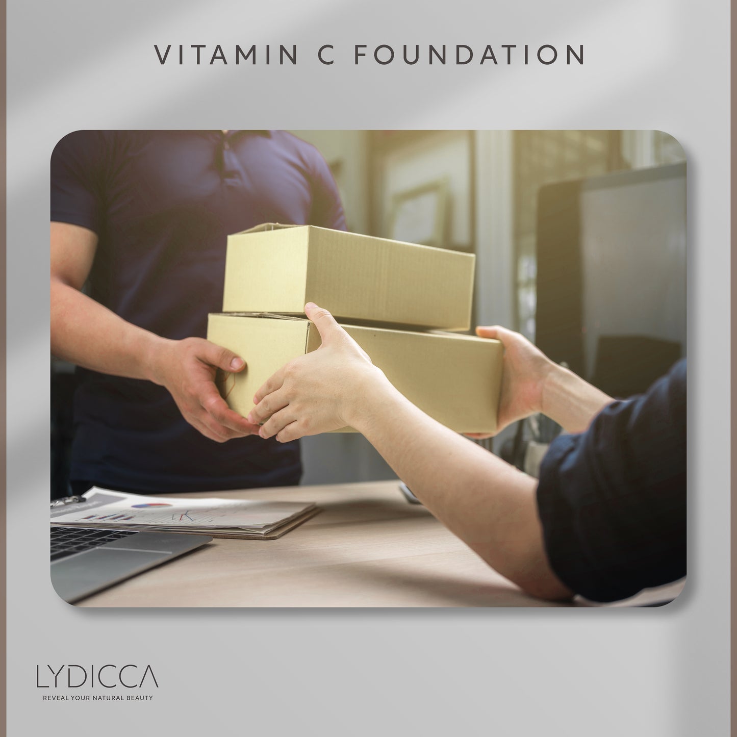 Crème de fond de teint à la vitamine C – Lydicca